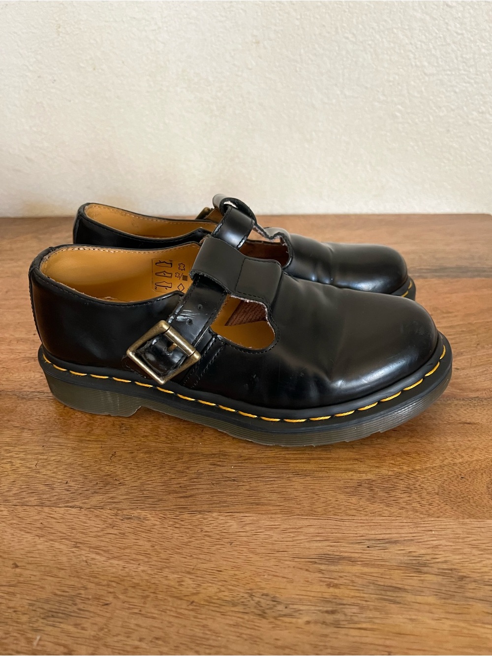 Dr. Martens Polley Womens Full Grain T Bar Mary Jane Size 6 - Picture 3 of 13